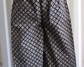 SALE ITEM - Stovepipe Britches in Black and White Circle Pattern Sized 24 Months