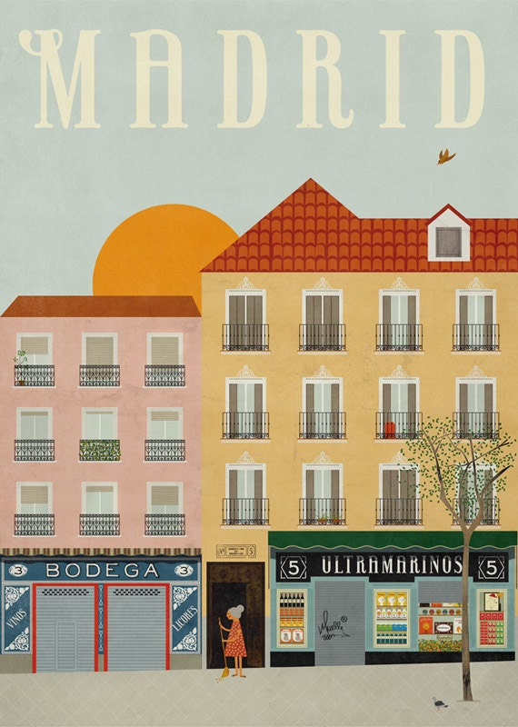 Madrid big print