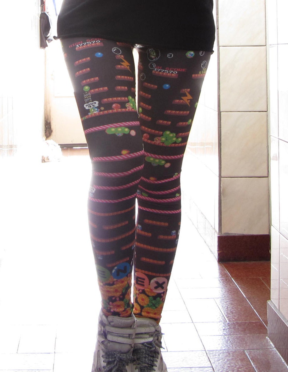 Bubble Bobble leggings / Free shipping