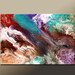 Original Abstract Art Painting 36x24 Contemporary Canvas Wall Art by Destiny Womack - dWo - Enchanted Earth