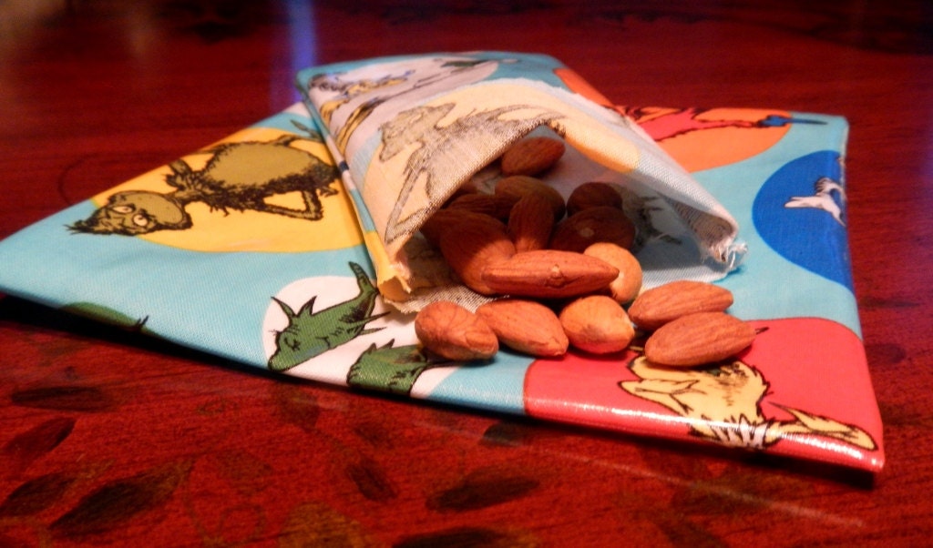 Reusable Dr. Seuss lunch bags - Ecofriendly Lunch Box Items for Back To School