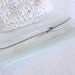 Large Soap Dish in White Glass