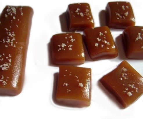 Fleur de Sel Vanilla Caramels - Organic - Vegan - Dairy Free - One Pound