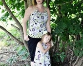 Mother, Daughter, Matching Outfits,Mothers Day, Pillowcase Top and Dress