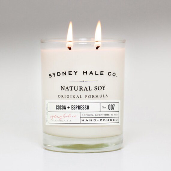 soy candle - COCOA and ESPRESSO