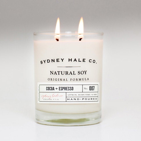 soy candle - COCOA and ESPRESSO