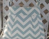 Chevron Pleated Handbag Diaper Bag with Adjustable Strap or choose your fabric