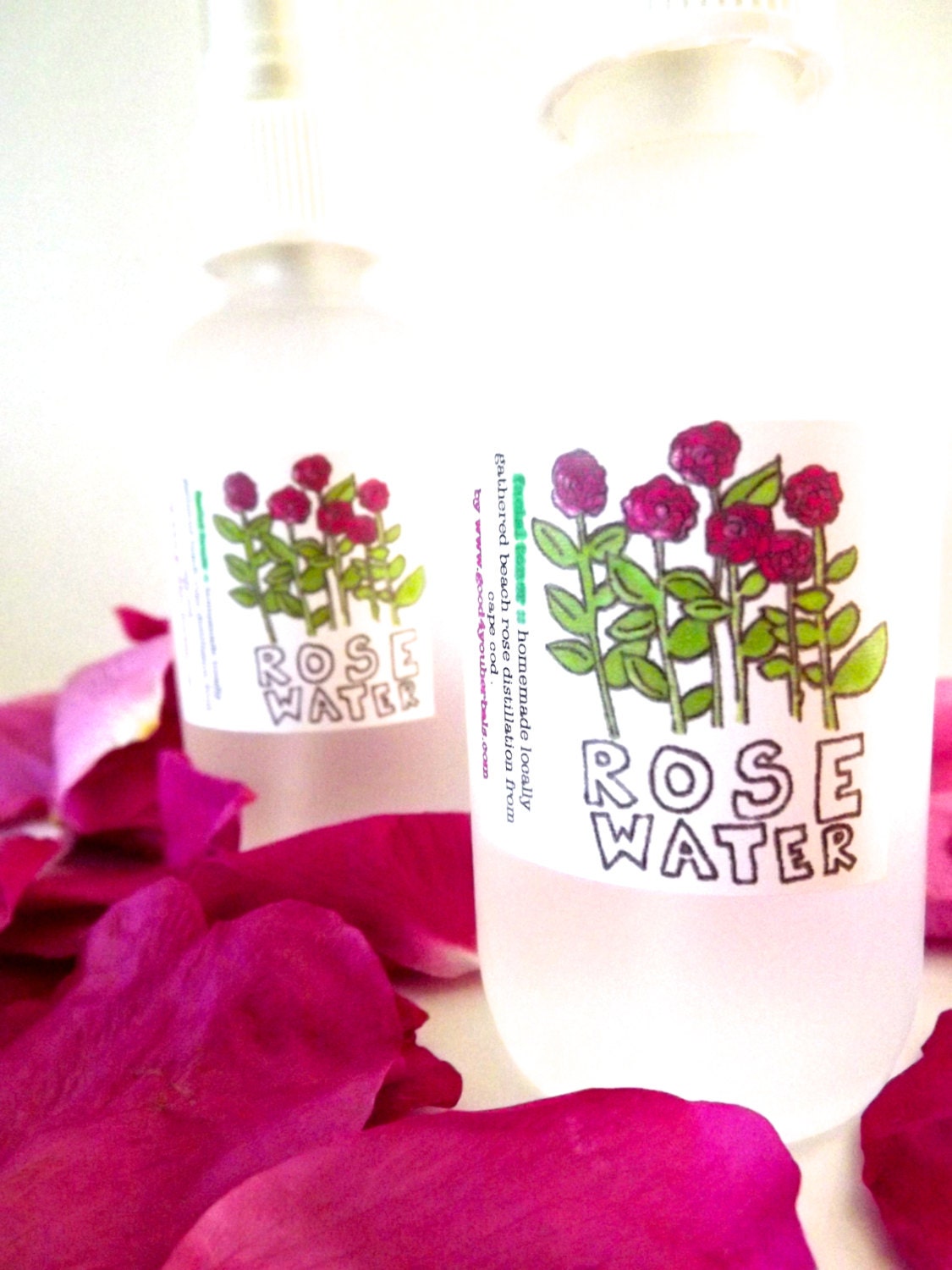 beach rose water toner . locally made and gathered