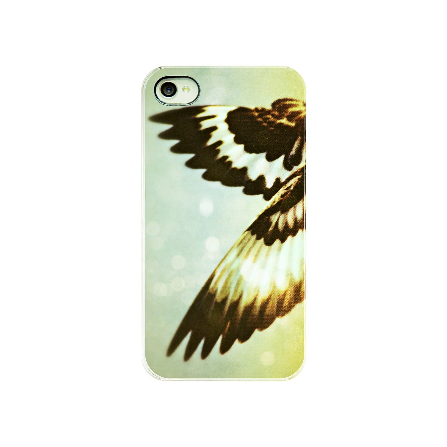 New Iphone  5, 4, 4s, Plastic Case "If I Had Wings"