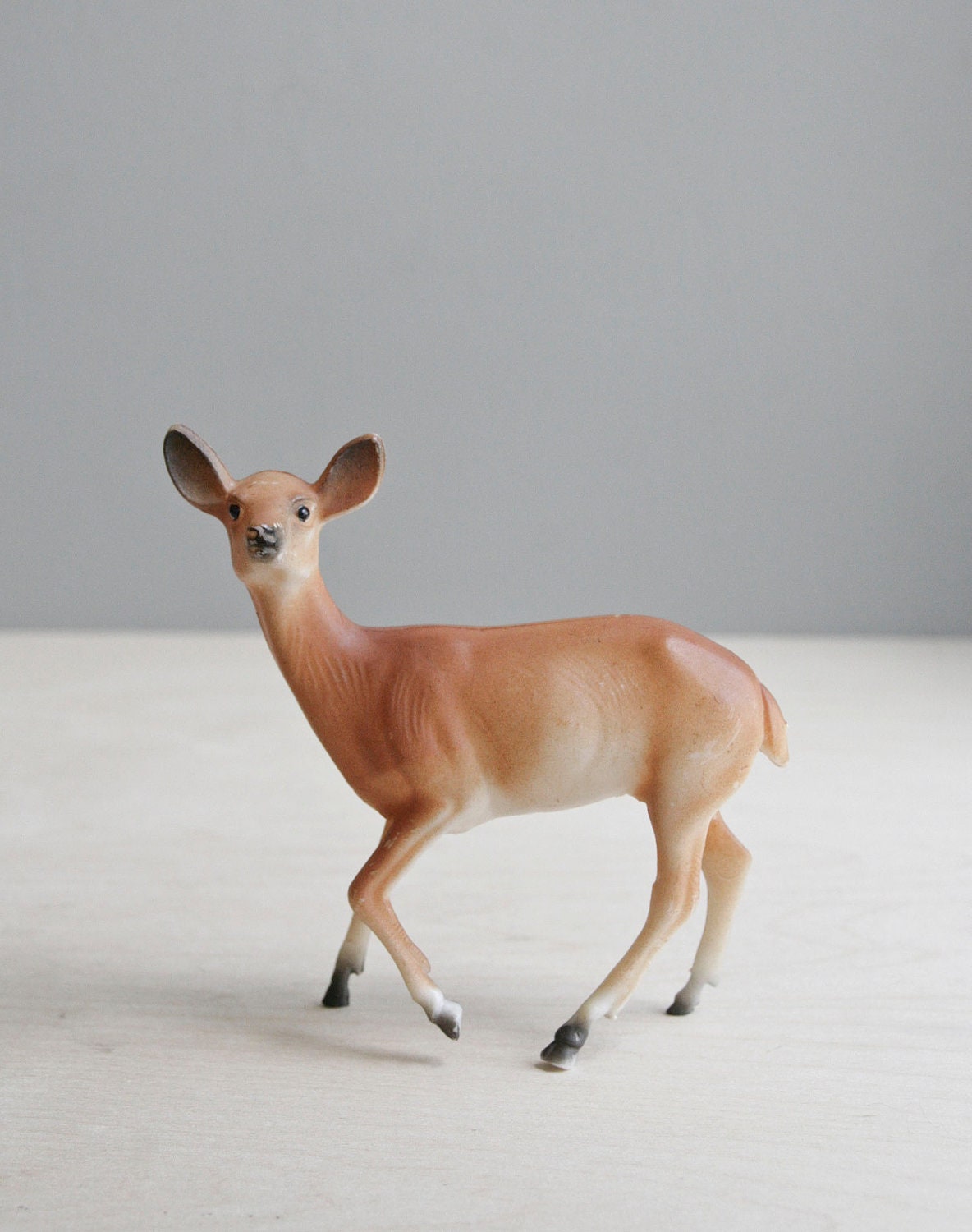 vintage celluloid deer figure