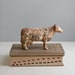 rustic cast iron cow