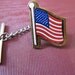 American Flag Tie Tack or lapel pin