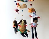 A Personalized Baby Mobile of the Wee One's Family