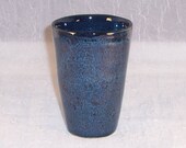 Ceramic Tumbler Coffee Mugs Cup Sapphire Blue Handmade Wheel Thrown  Stoneware Ceramics   Pottery
