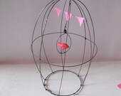 little neon  bird cage