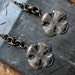 Ornate Scroll Cross Earrings - Primal Elegance - Moon Raven Designs