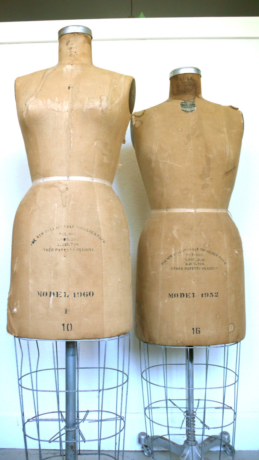 Vintage 1960s Wolf Dress Form