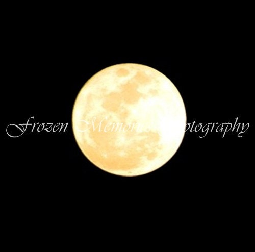 Super Orange Moon Photo