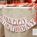 RED FIRETRUCK Printable Party Banner - Boy or Girl