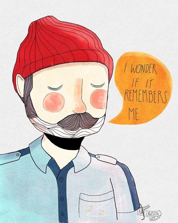 I Wonder If It Remembers Me - 5 x 7 Illustration Print