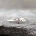 Rough Diamond Solitaire Ring Bezel Set in Sterling Silver - Engagement Ring - Stacking Ring - Promise Ring