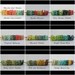 Handmade Ceramic Bead Sets 8 Pairs Made To Order You PIck The Color Palette