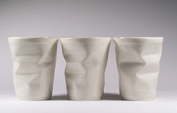 Crumpled Cup, Model: Jason number 2  - CYBER MONDAY SALE