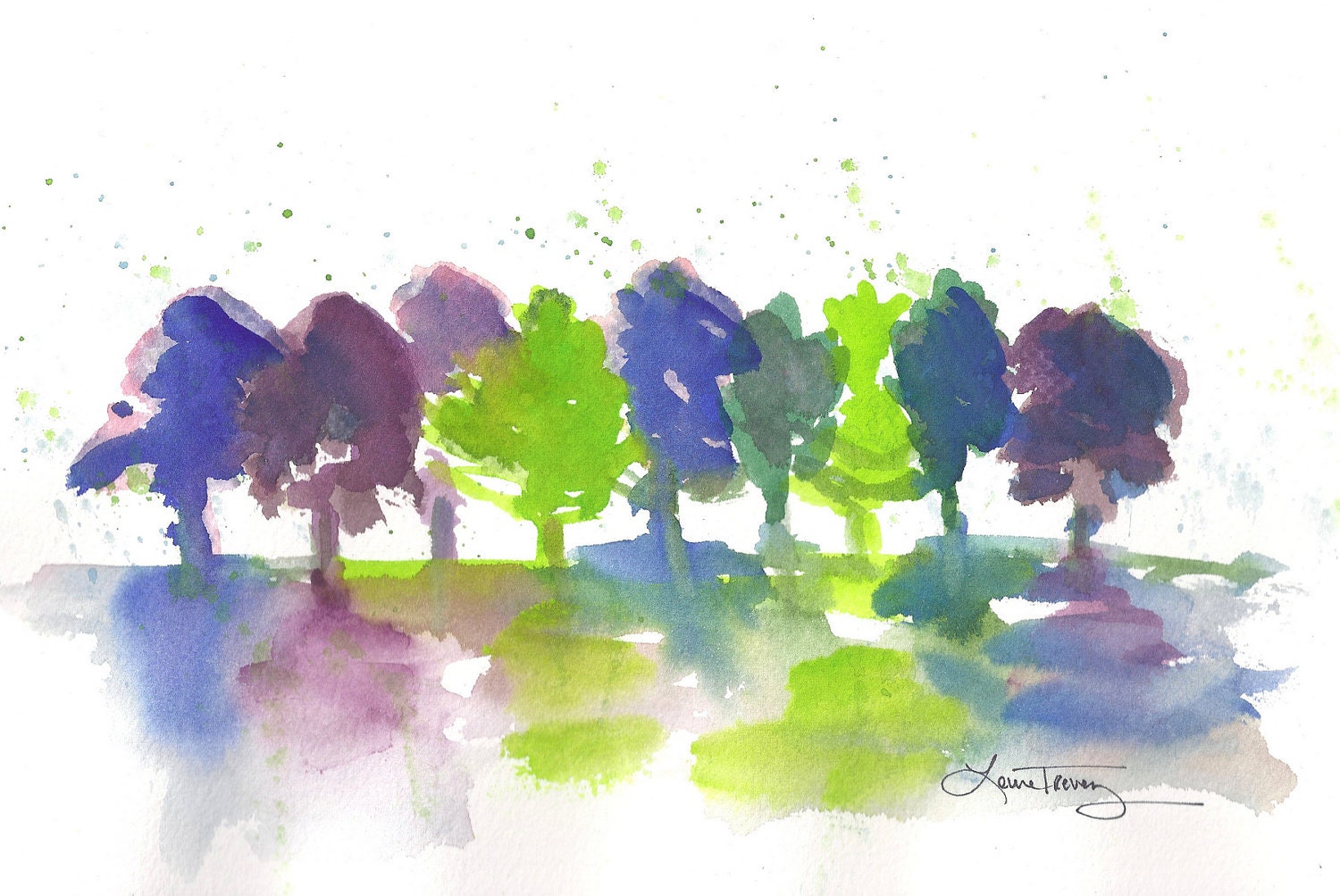 Colorful Landscape Painting