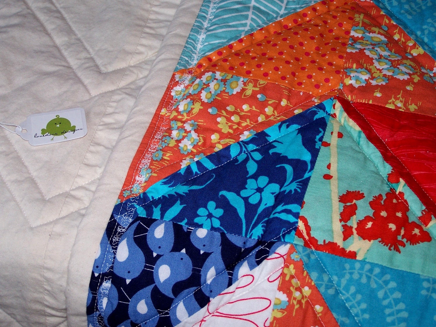 Crazy for Chevrons - OOAK Baby Quilt