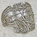 Art Nouveau Jewelry Dragonfly Large Half Cuff Bracelet