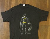 RARE vintage original BATMAN DC Comics 1989 tshirt