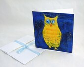 Good Night  - Owl illustration print or note card