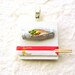 Sushi Pendant Miniature Food Jewelry Japanese Food SALE