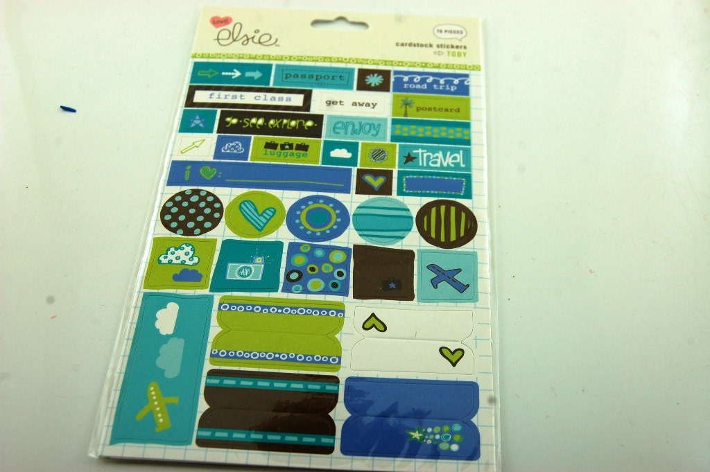 Love, Elise Cardstock Stickers Toby Destash New