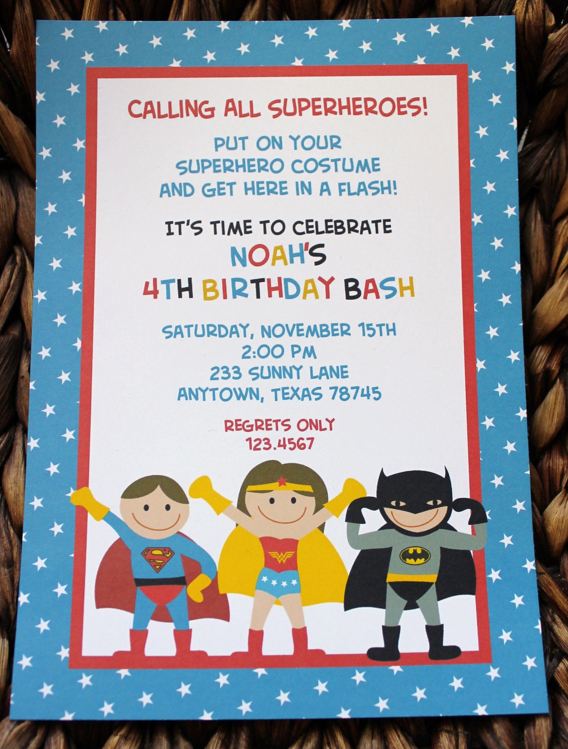 Silly Superhero Birthday Invitations Il_170x135