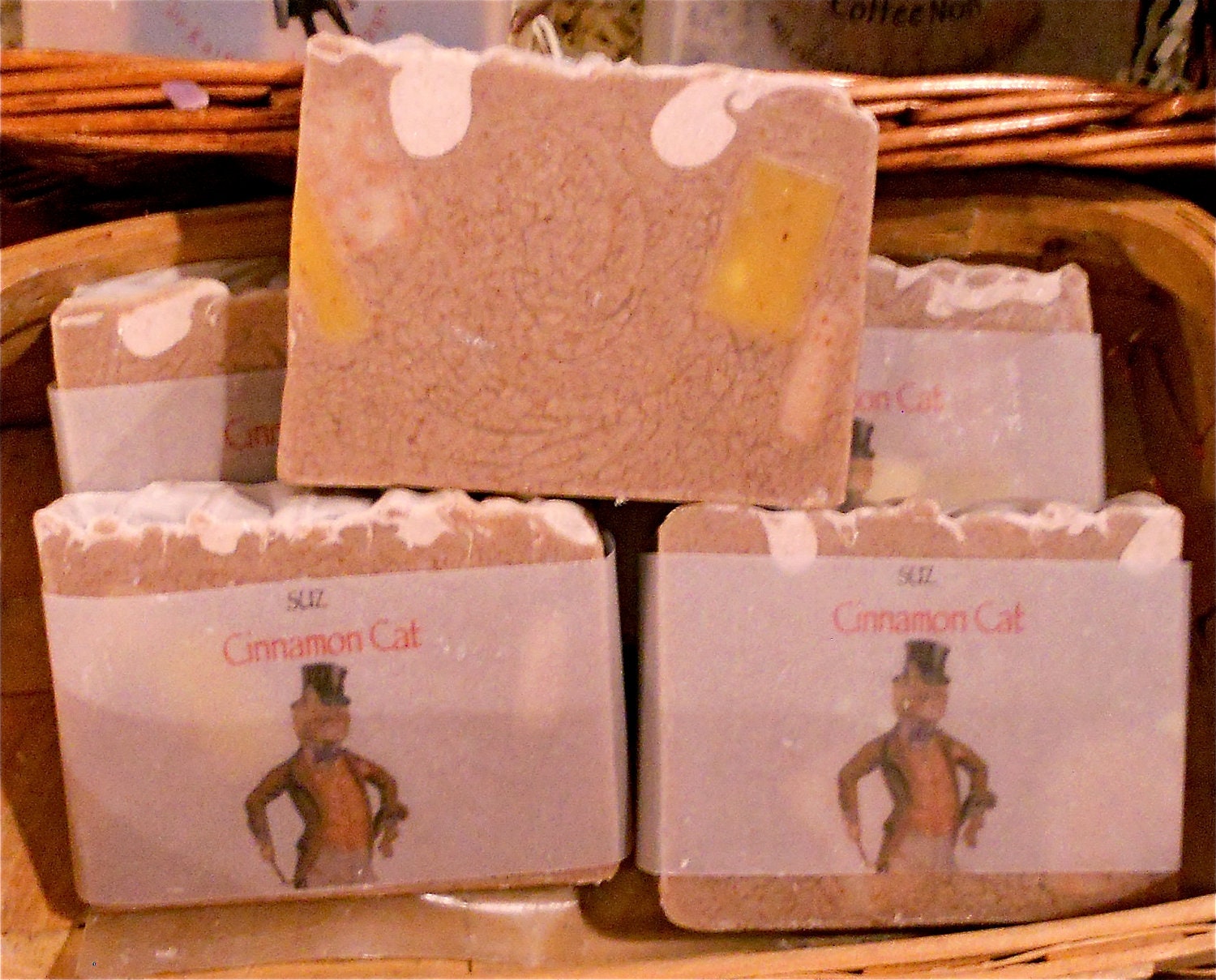 Cinnamon Cat cinnamon soap vegan palm and soy free