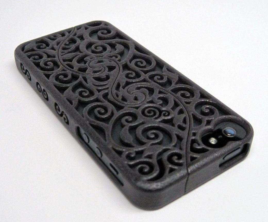 MADE-TO-ORDER (4-6 weeks) iPhone 5 Designer Victorian Filigree Swirl Puzzle Case (in 3D printed Nylon) - 5 color options