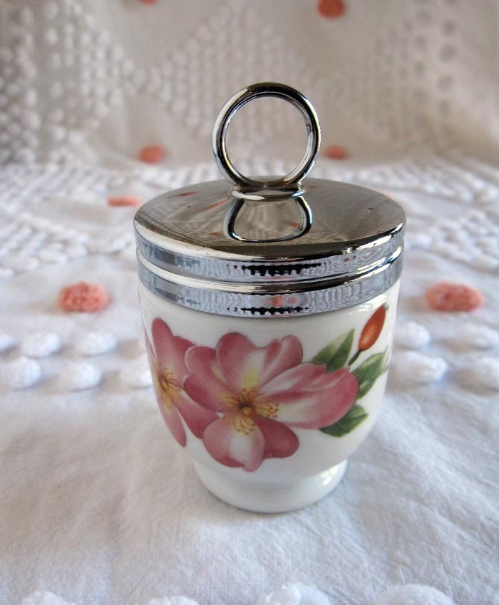 Vintage Royal Worcester Egg Coddler Porcelain by myfavoritefinds