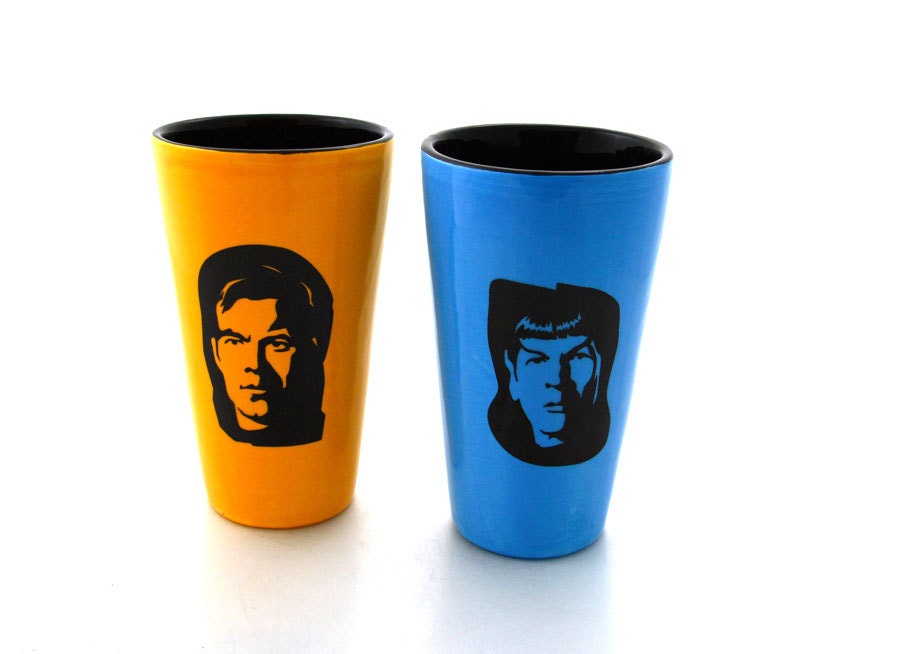 Star Trek (R) Inspired Tumblers- set of two tall tumblers