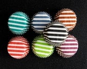 Assorted Candy Stripe Cupcake Liners (70)