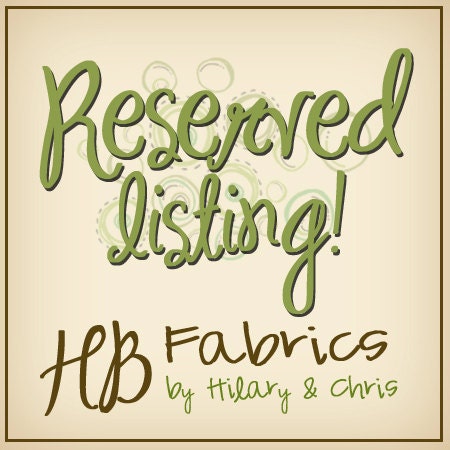Reserved listing for laurie1275...