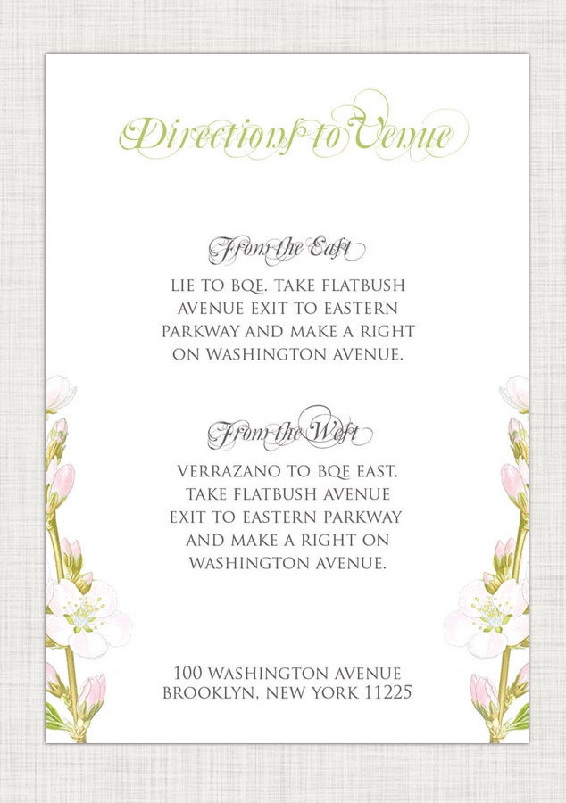 Spring Floral Wedding Invitation Suite
