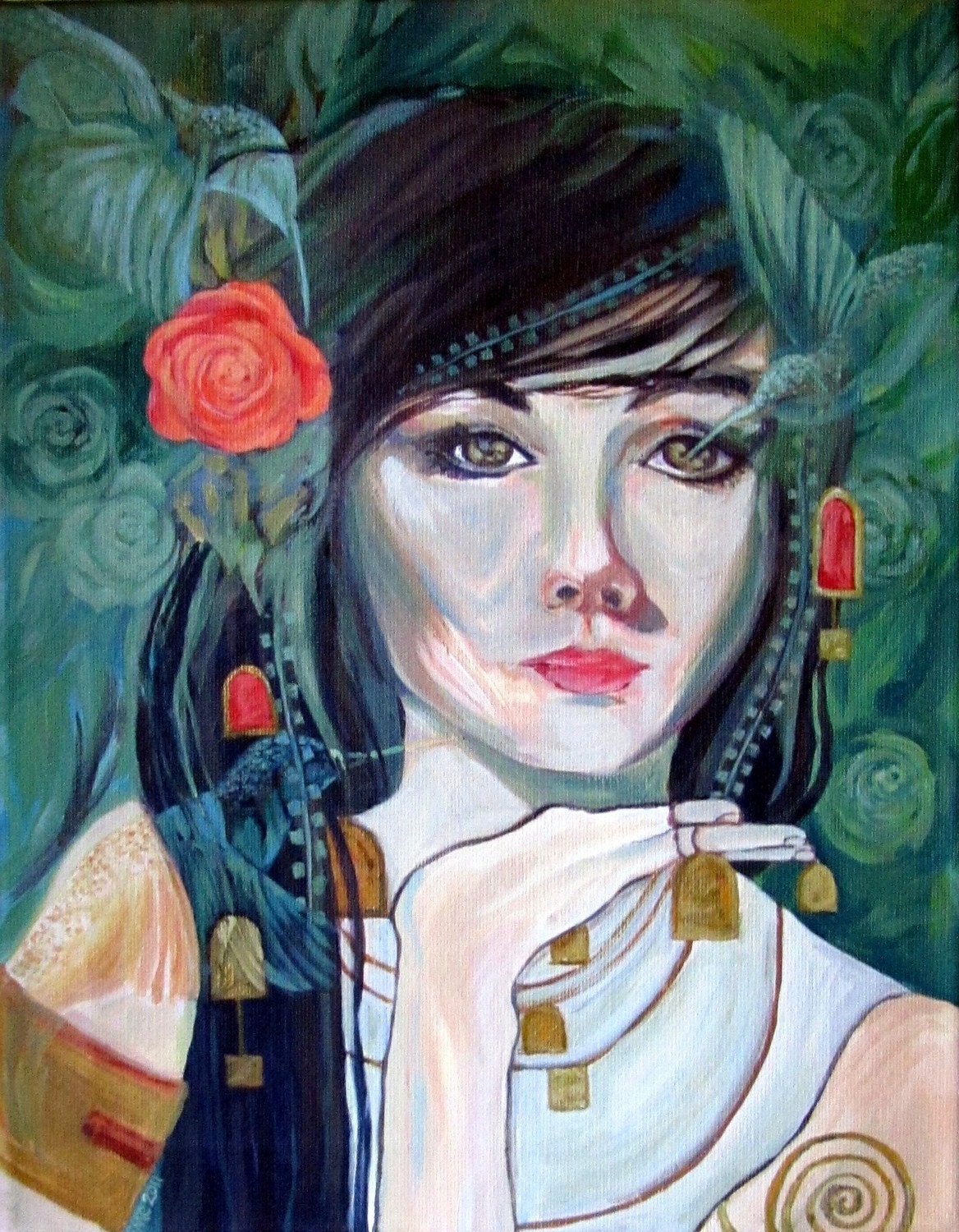 8x10 Hand Signed Art Print- "Infinite Spring"