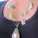 Upcycled Silver and Seaglass Special Occasion Necklace Etsy Handmade Metal Jewelry