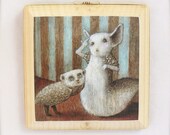 Anything To Me Is Sweeter (print mounted on wood)