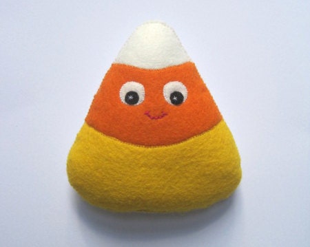 halloween candy corn plush