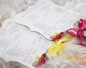 Beach Inspired Paddle Fan Wedding Programs Il_170x135