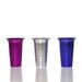 Vintage Spun Aluminum Cups, Midcentury Tumblers Set of Three