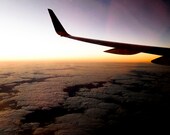 Photograph of View from an Airplane Window - 8x10