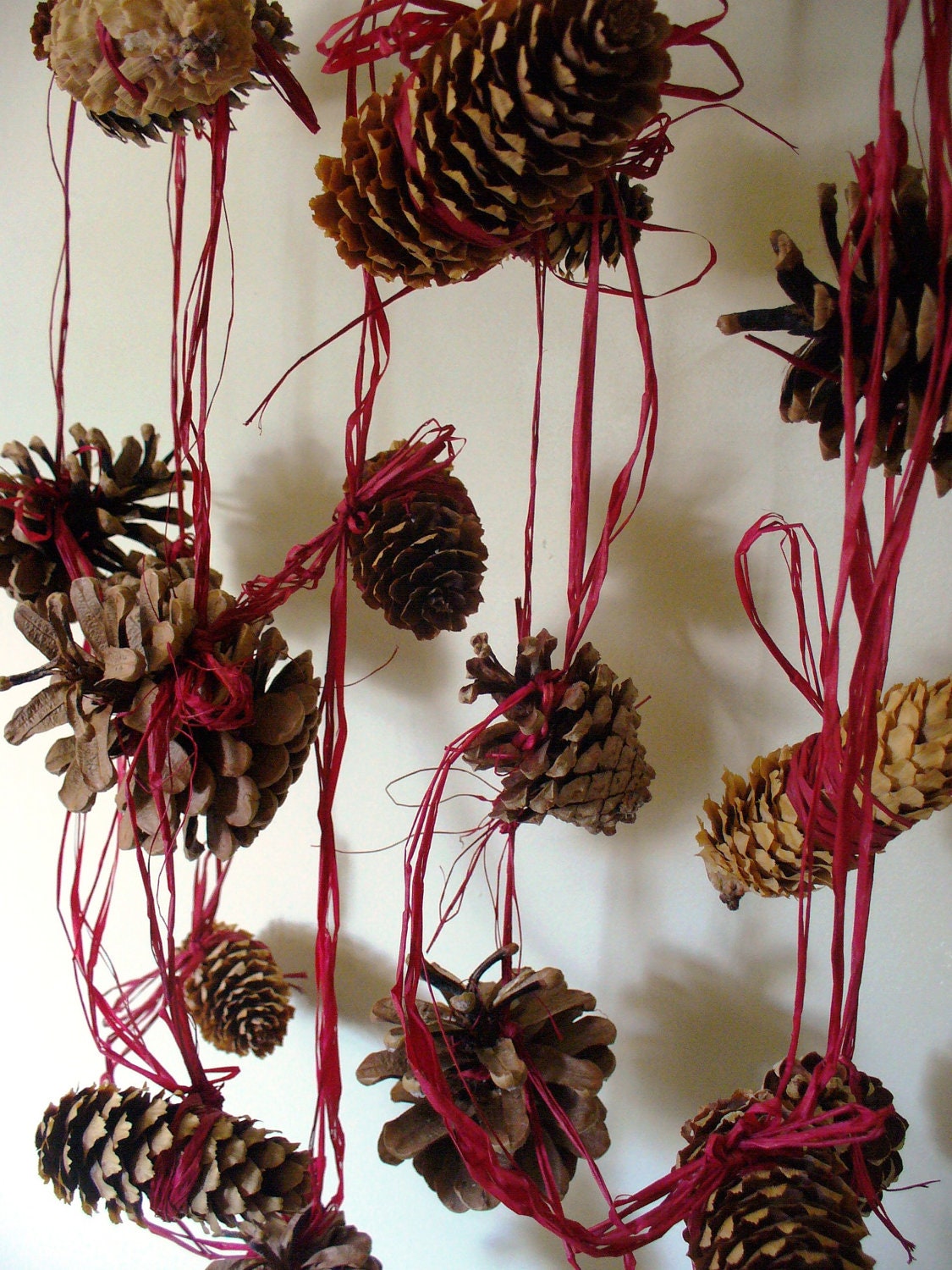 Autumn Rustic Wedding Garland Pinecone Woodland